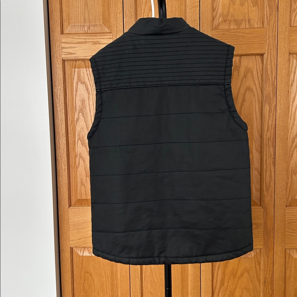 Buckle Black Men's Black Vest - Picture 2 of 4